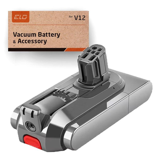 ELO V12 Battery Replacement SV46 Battery for Dyson V12 V12 Detect V12 Detect Slim V12 Detect Absolute V12 Detect Slim Absolute V12 Detect Fluffy SV46 V12 Vacuum Cleaner Battery Part No. 965470-01