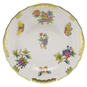 Herend Queen Victoria, Green Dessert Plate