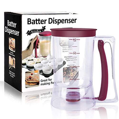BBSTARZ Batter separator Cupcakes Pancakes Cookie Cake Waffles Batter Dispenser cookie separator batter Cream Speratator Cup Measuring Baking Tools