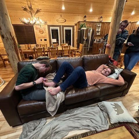 Ever seen us painting each others' toe nails? Since we met our toes have never been clear of nail polish