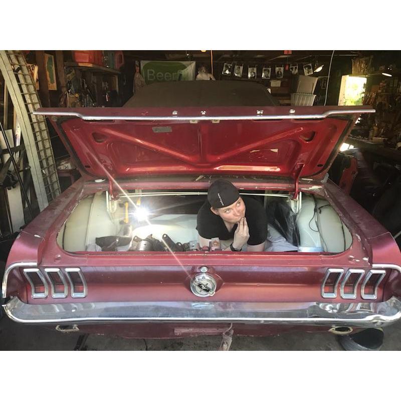 Great ideas come to Mir when she's in the mustang - 2014