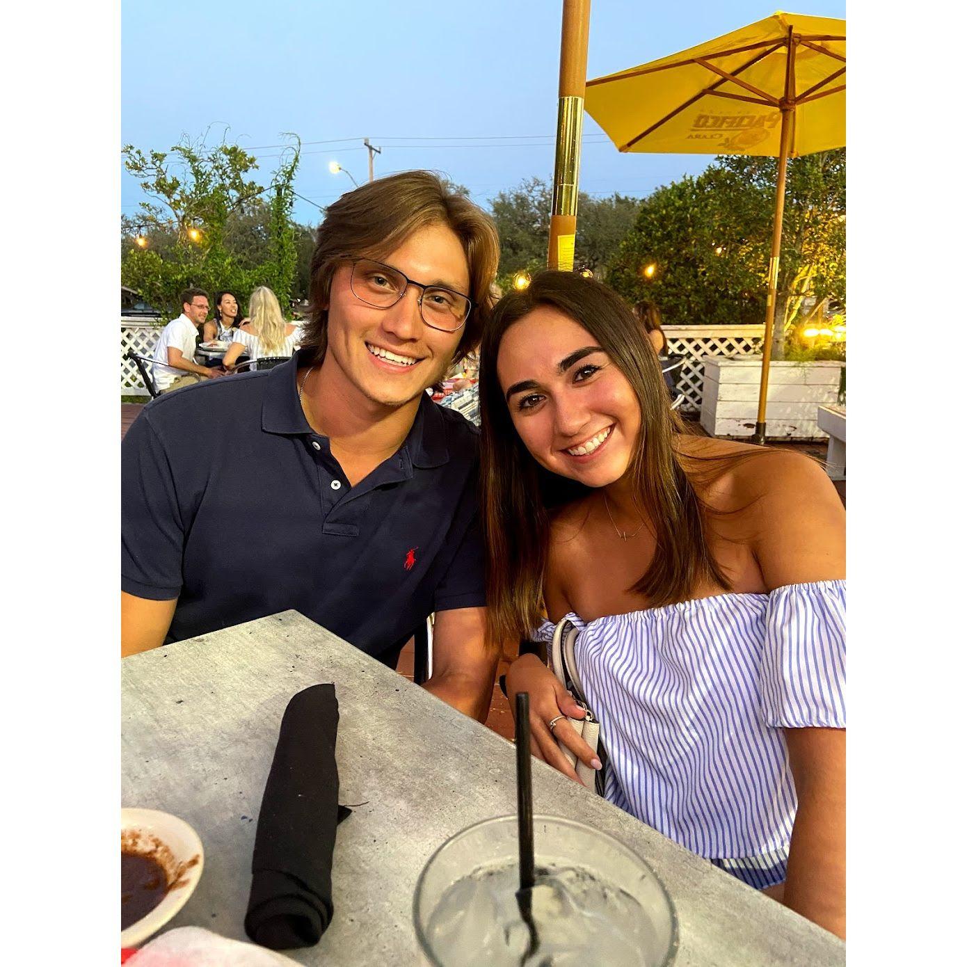 06.13.2020: Our first date...at El Mirasol of course!