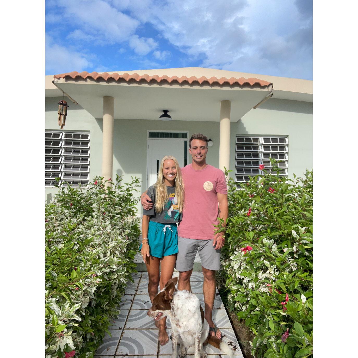 Picture right after we bought our house in Puerto Rico May 2022!