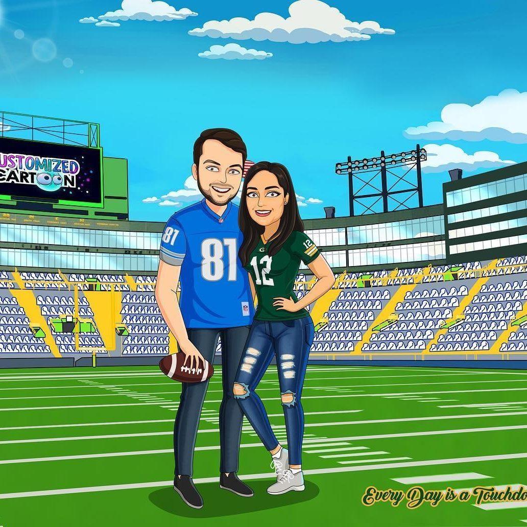 Our love surpasses all, even sports rivalry.