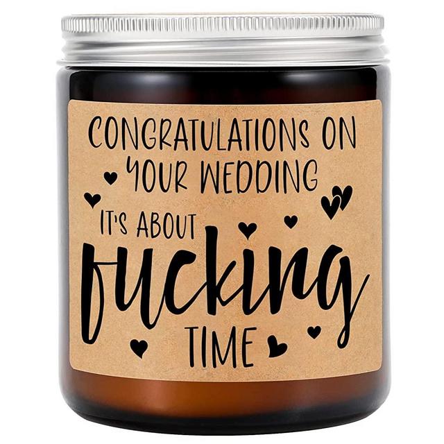  GSPY Candles, Wedding Gifts for Couple - Congratulations on  Your Wedding, Funny Wedding Gifts, Wedding Candles - Best Friend Wedding  Gift, Newlywed Gift, Bride and Groom Gifts, Marriage Gifts : Home