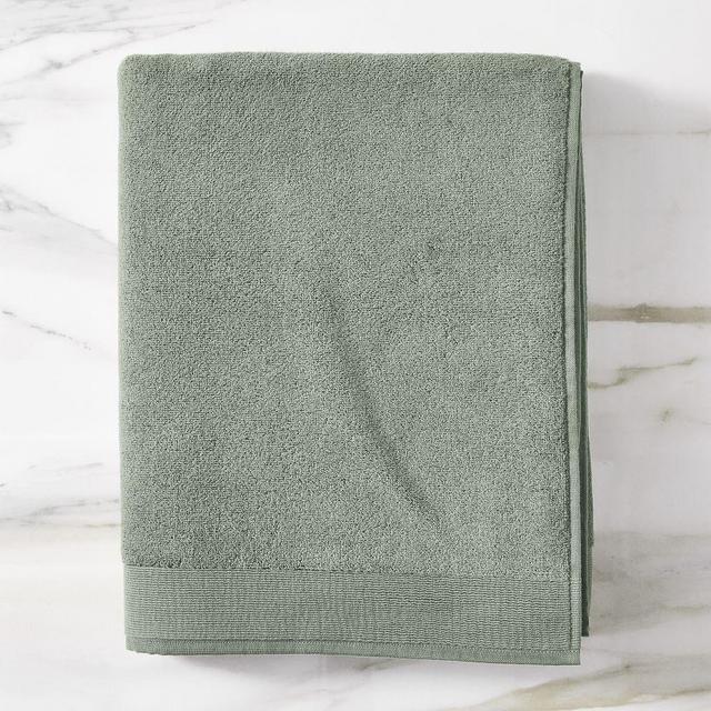 Organic Luxury Fibrosoft Towel, Eucalyptus, Bath Sheet