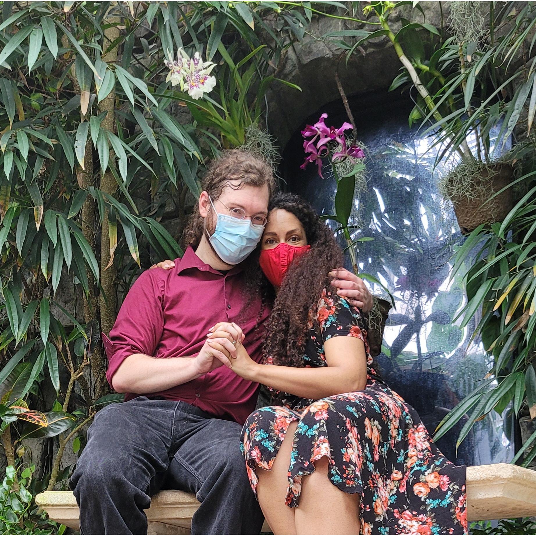 Our pandemic engagement moment at Duke Farms!