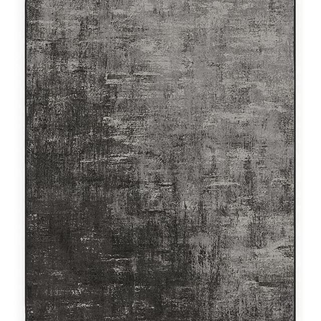 RUGGABLE Impasto Washable Rug - Perfect Modern Area Rug for Living Room Bedroom Kitchen - Pet & Child Friendly - Stain & Water Resistant - Greyscale 5'x7' (Standard Pad)