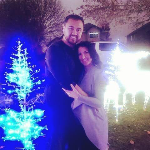 Moments before Colin "popped the question."