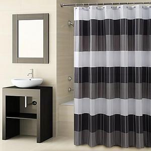 Croscill® Fairfax Shower Curtain in Black