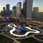 Maggie Daley Park ice skating ribbon