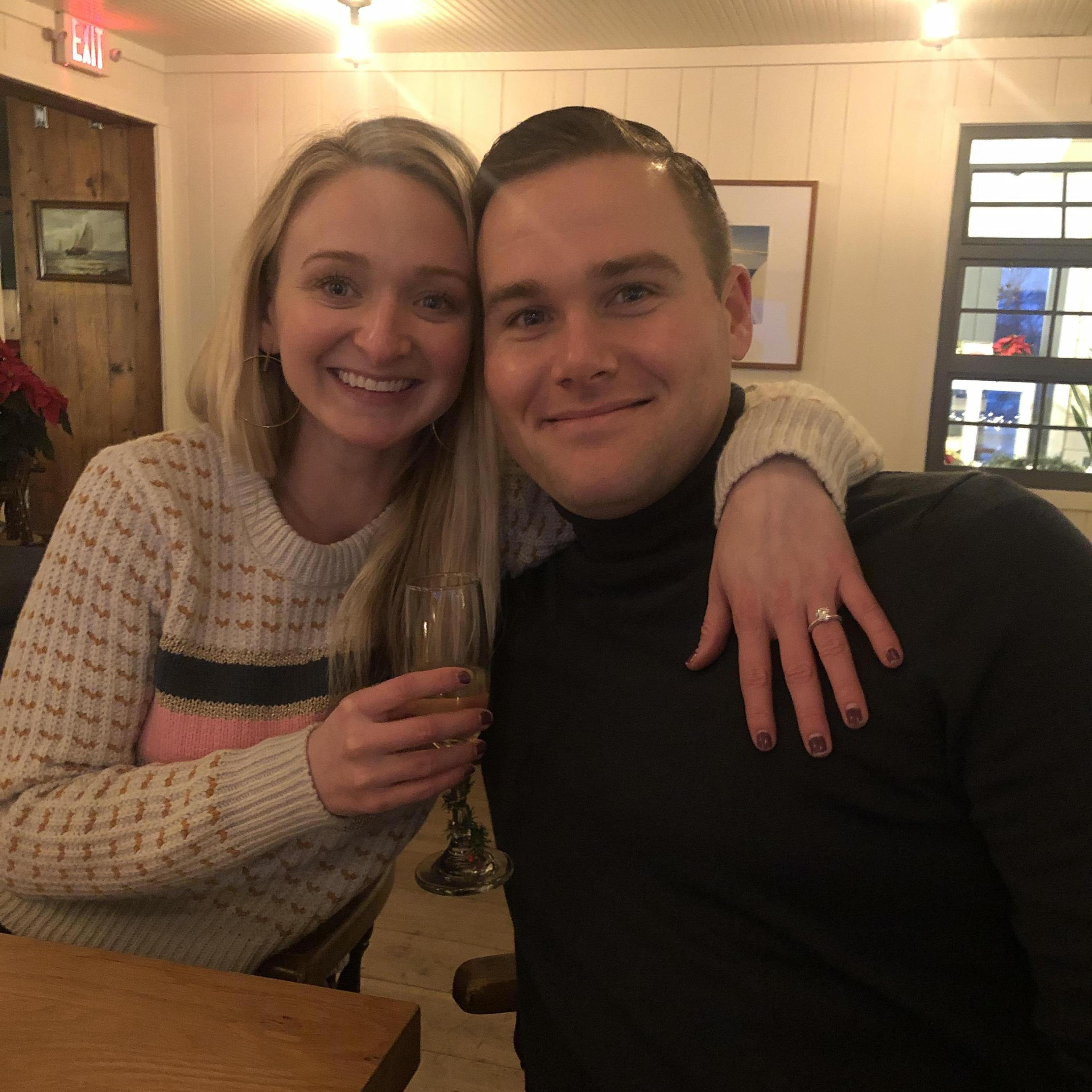 The night we got engaged