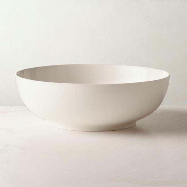 CONTACT WHITE SERVING BOWL