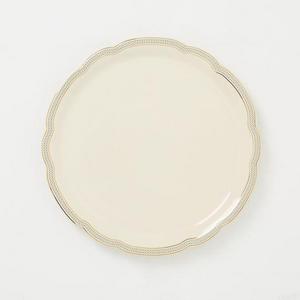 Fishs Eddy Gilded Dinnerware Set: Black & Gold Dinner Plate