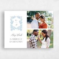 White Wedding Thank You - Willowbrook Multiphoto