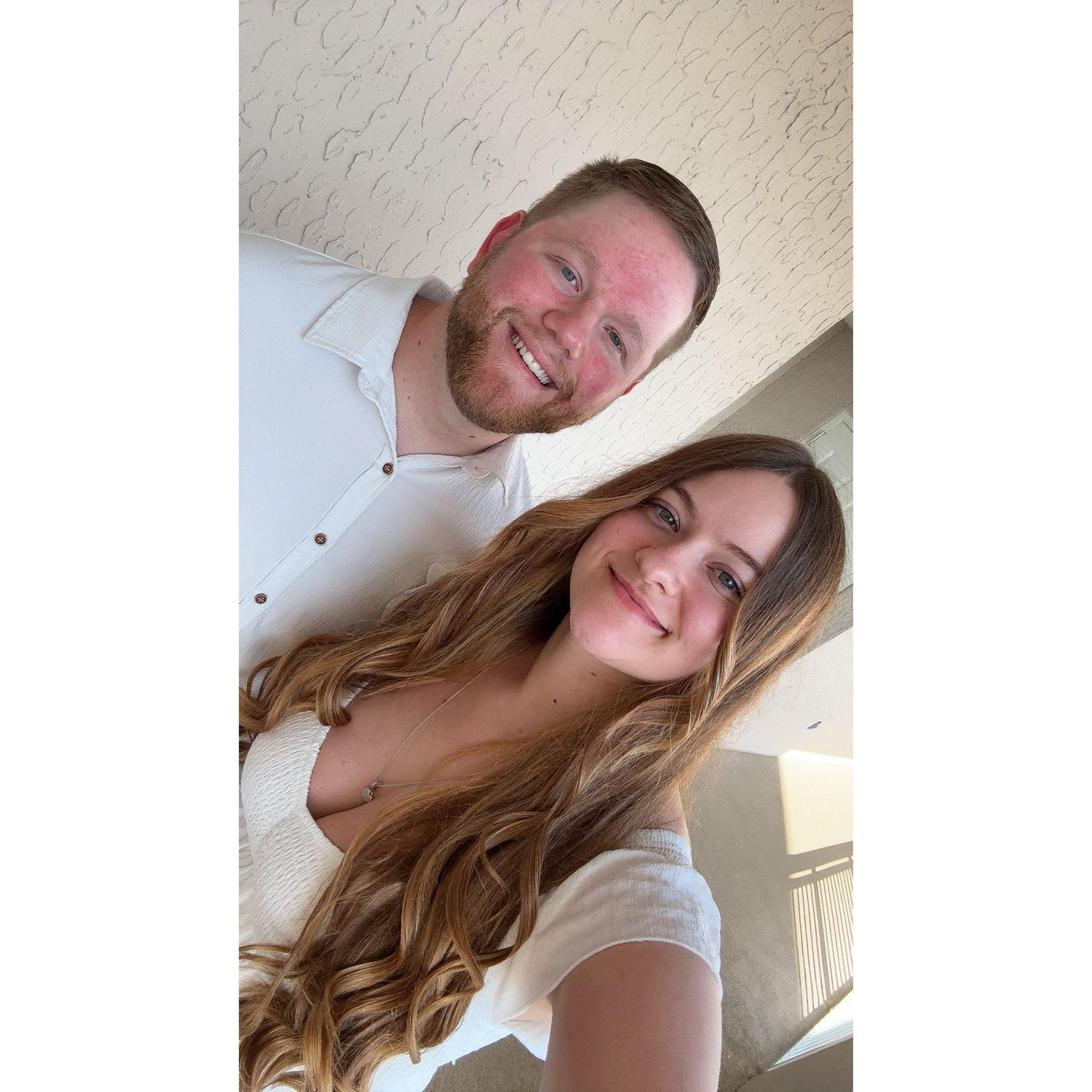 Moments before getting engaged