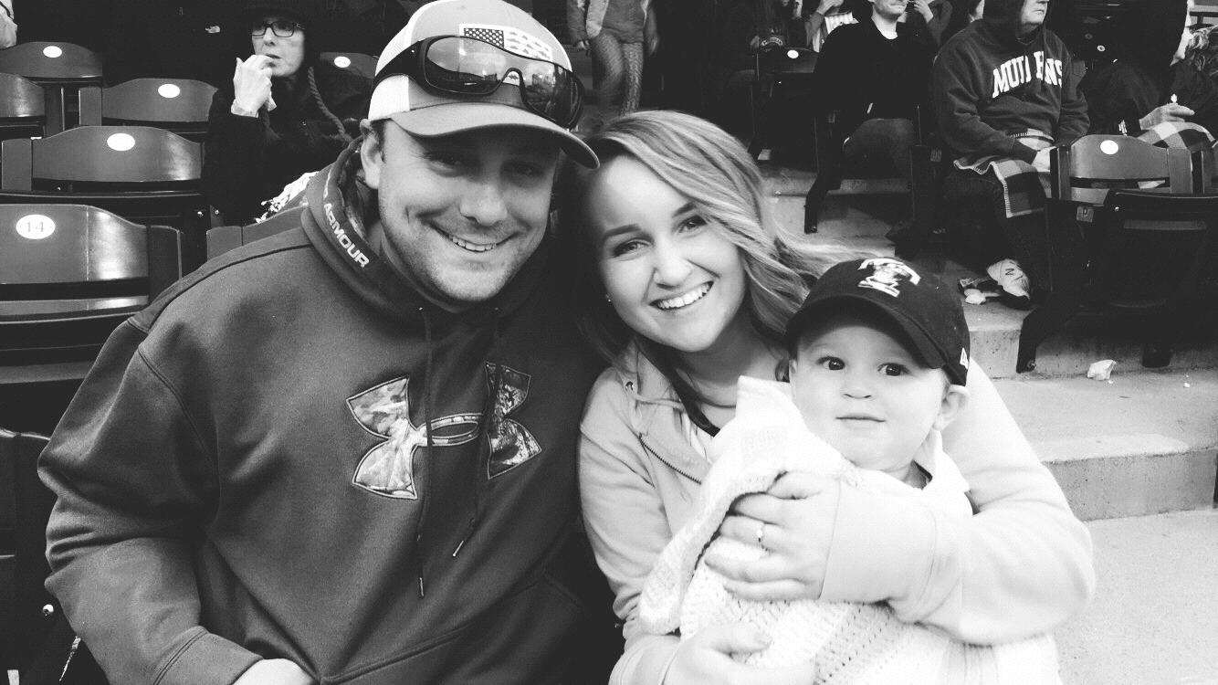At the Mudhens game!