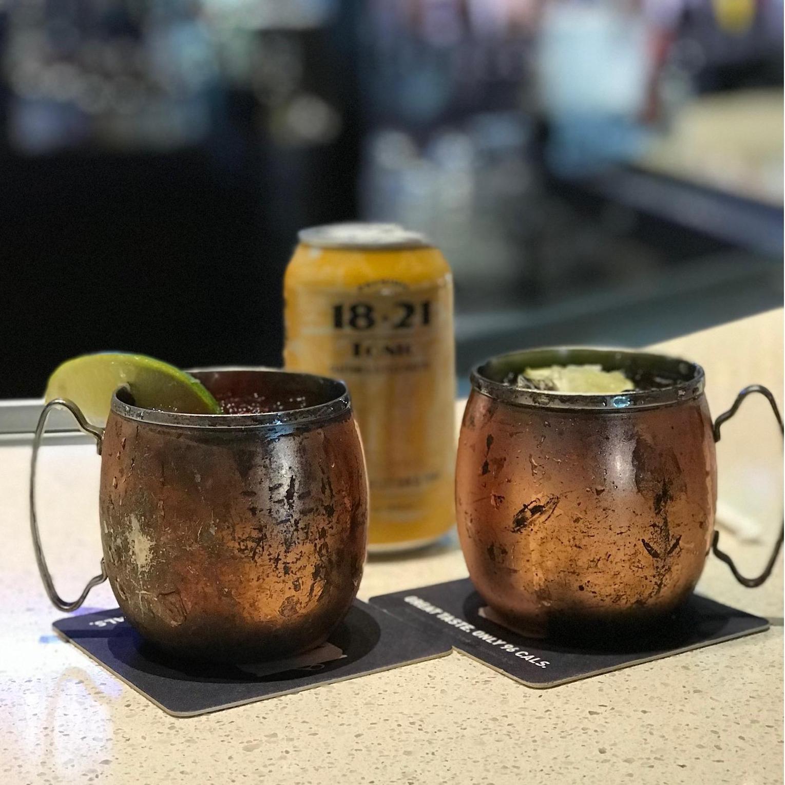 How the conversation has gone too many times:
Him: I want a Moscow mule in a copper mug
Bartender: We do not have copper mugs
Him: Let me have a Coke Zero