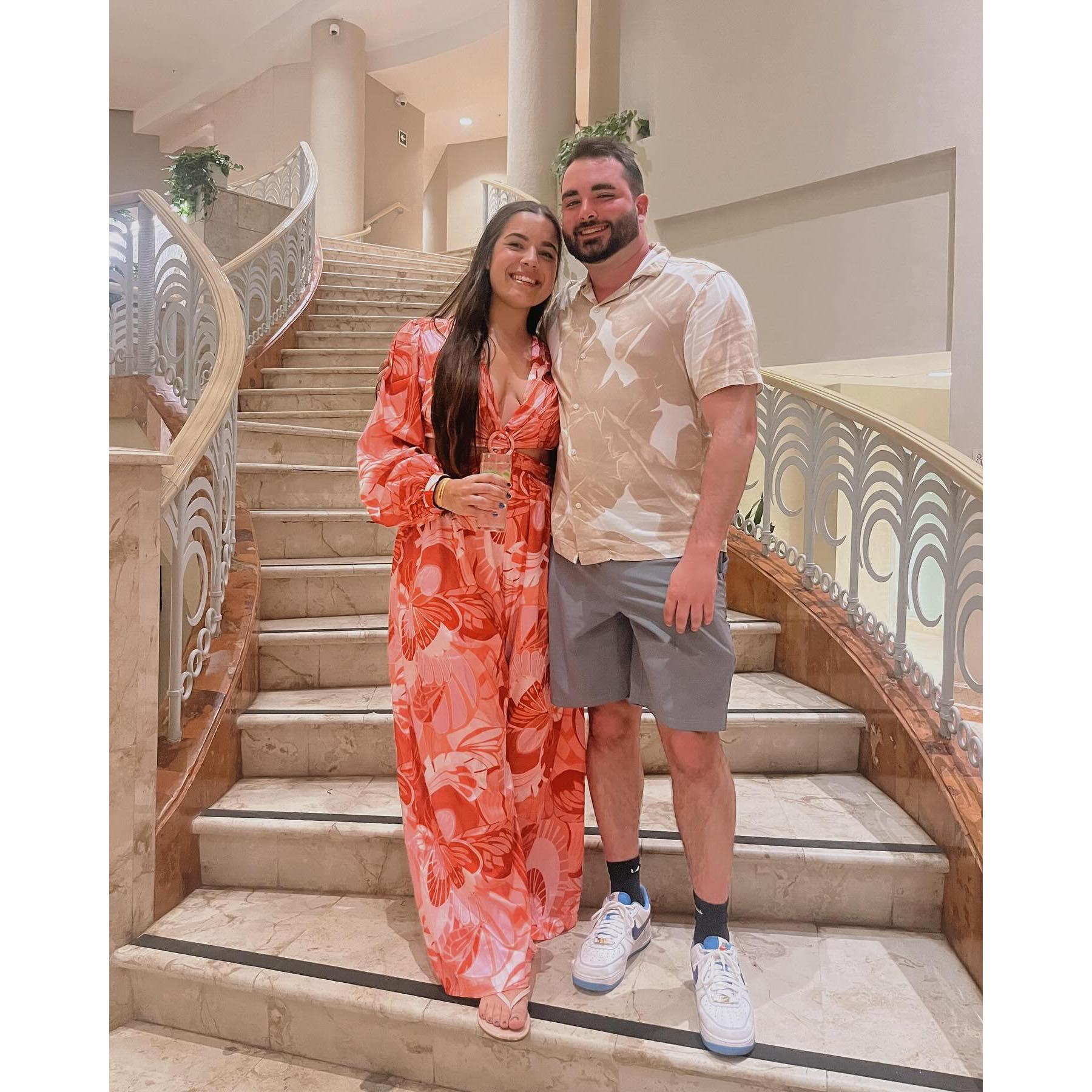 Alexa and Greg's first international trip: Cancun 2023
