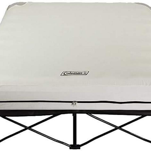 Coleman Camping Cot, Queen Air Mattress, and Pump Combo