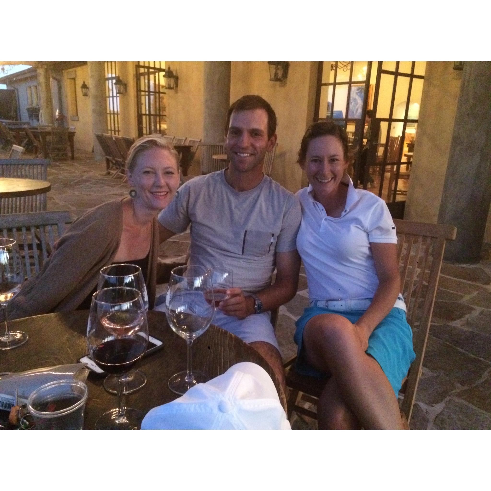 Summer in the Hamptons! Always fun to have my sister Jana in town.