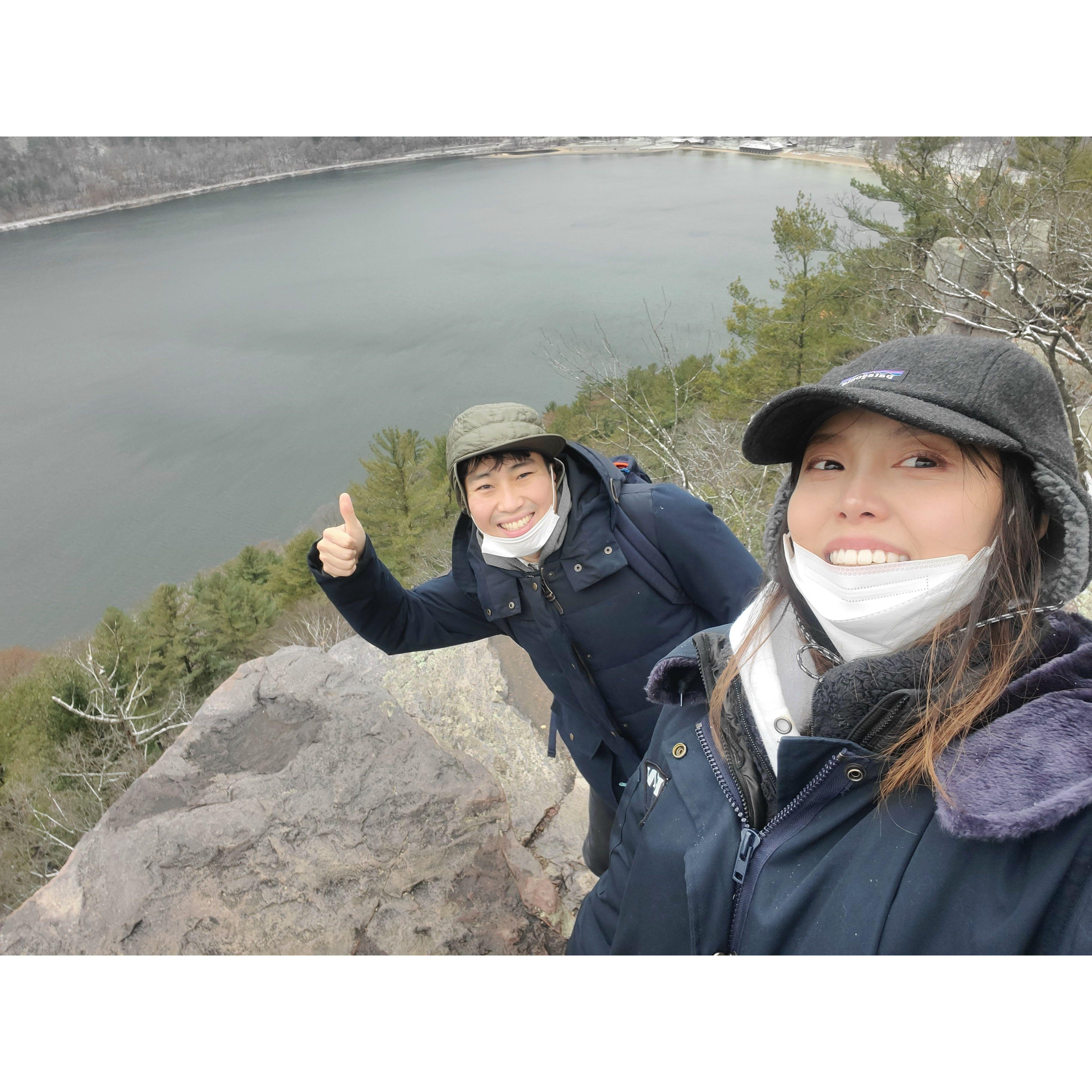 Hiking dates during Covid.