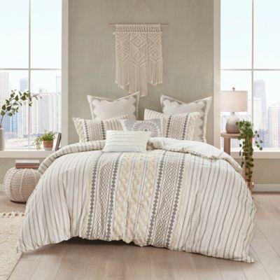 INK+IVY Imani 3-Piece Full/Queen Comforter Set in Ivory