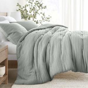 Waffle Textured Down Alternative Comforter Set | Linens & Hutch