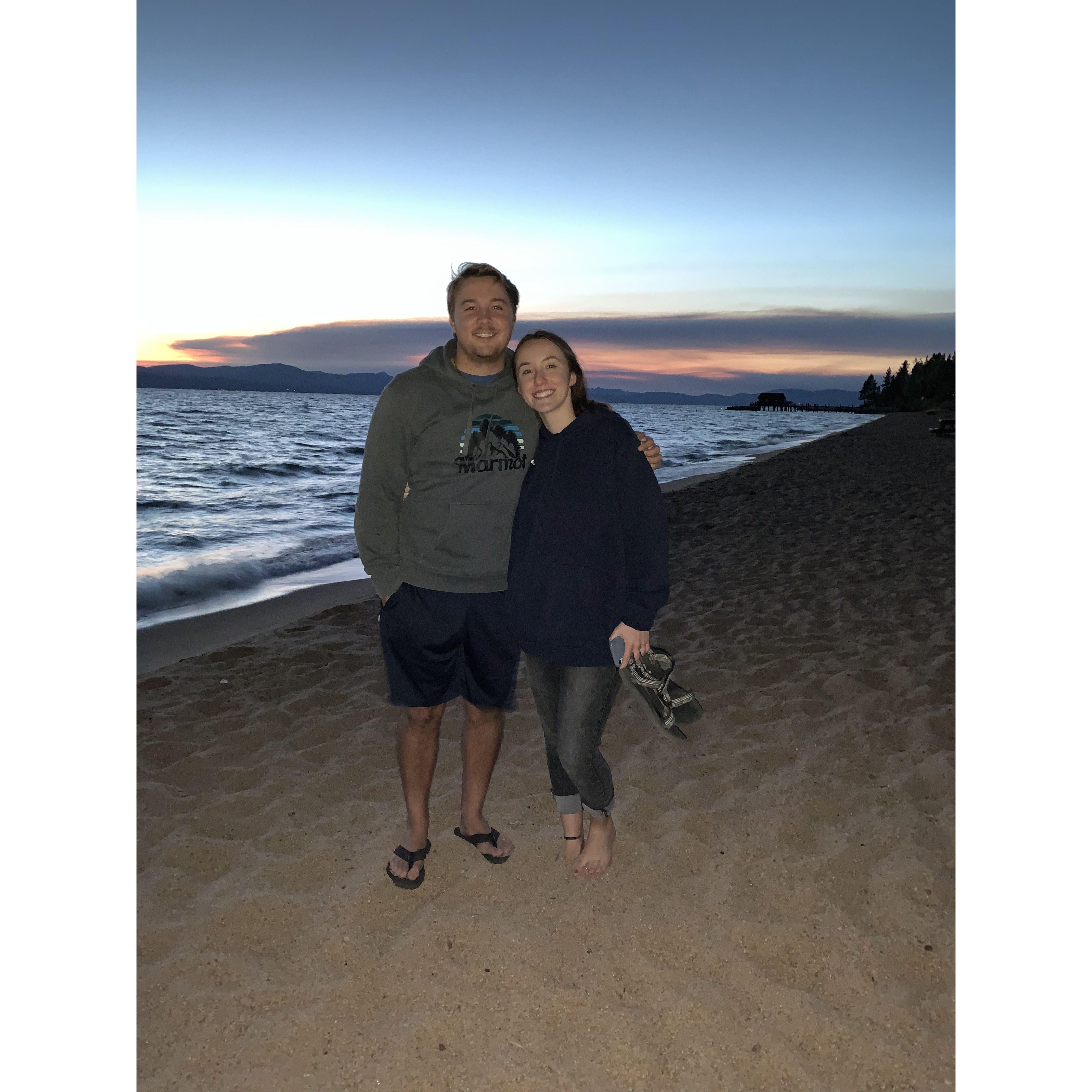Tallie's first time joining Brady's family in Lake Tahoe!