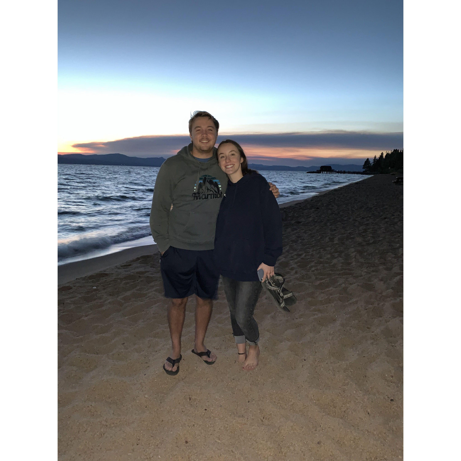 Tallie's first time joining Brady's family in Lake Tahoe!