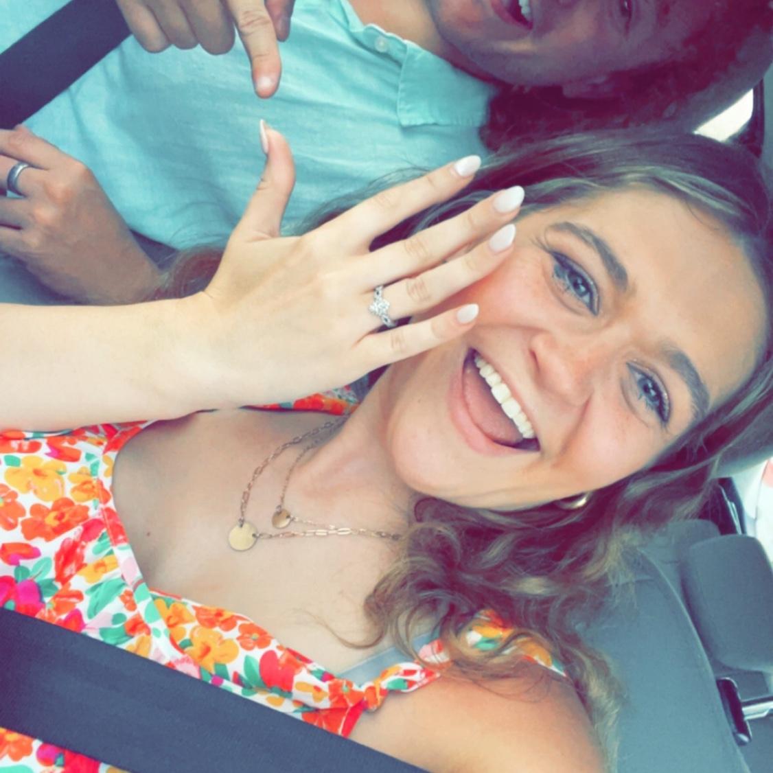 GOT ENGAGED in outerbanks on masons bday 💛☀️💍