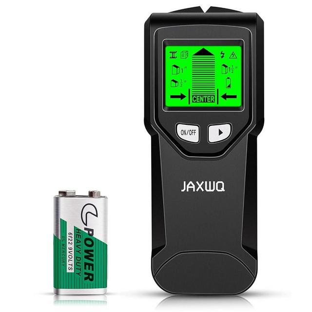 Stud Finder - 5 in 1 Stud Finder Wall Scanner w/Smart Microprocessor Chip & HD LCD Display, Stud Detector Beam Finders for the Center & Edge of Wood AC Wire Metal Studs Joist Pipe, Unique Tool Gifts