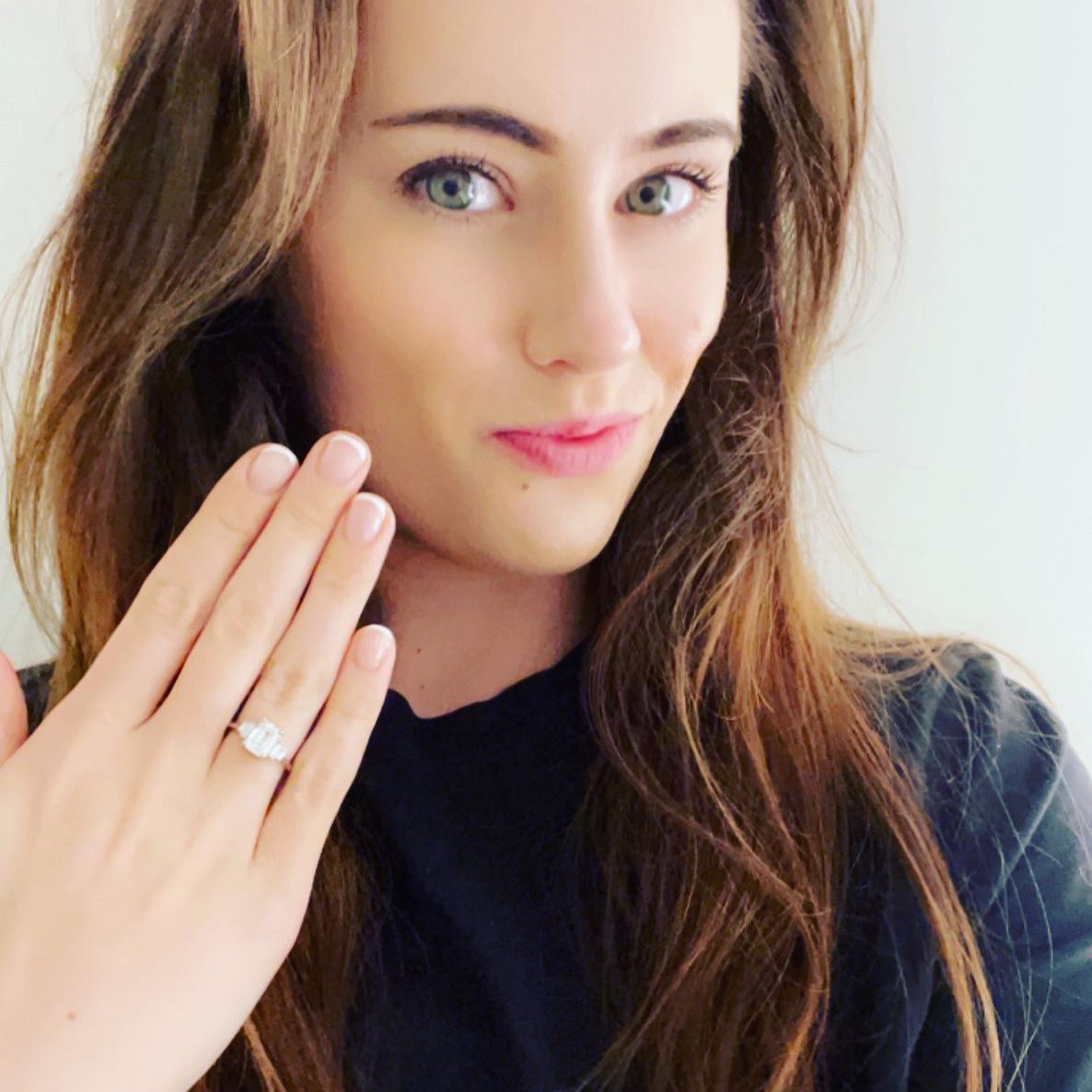 Lee surprised me for my birthday in Canada! I was touring and so exhausted. He showed up, whisked me away to Niagara Falls, had a fun filled day and he proposed later that night đź’–