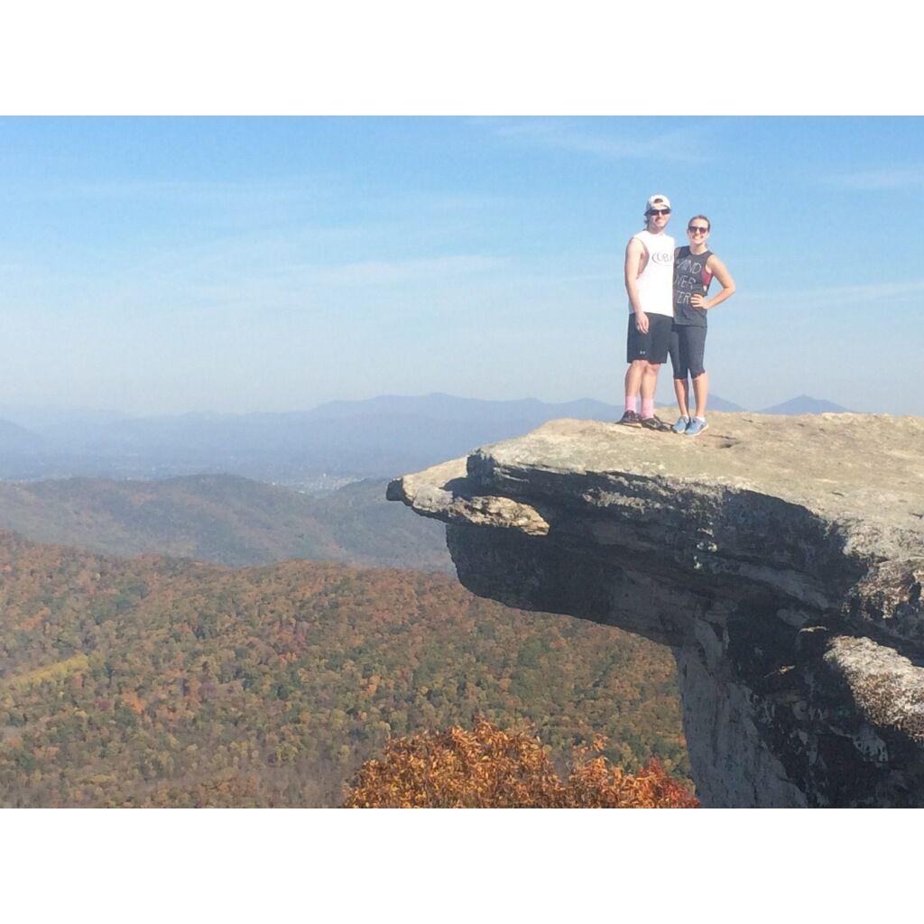 Hike to McAfee's Knob sometime in college