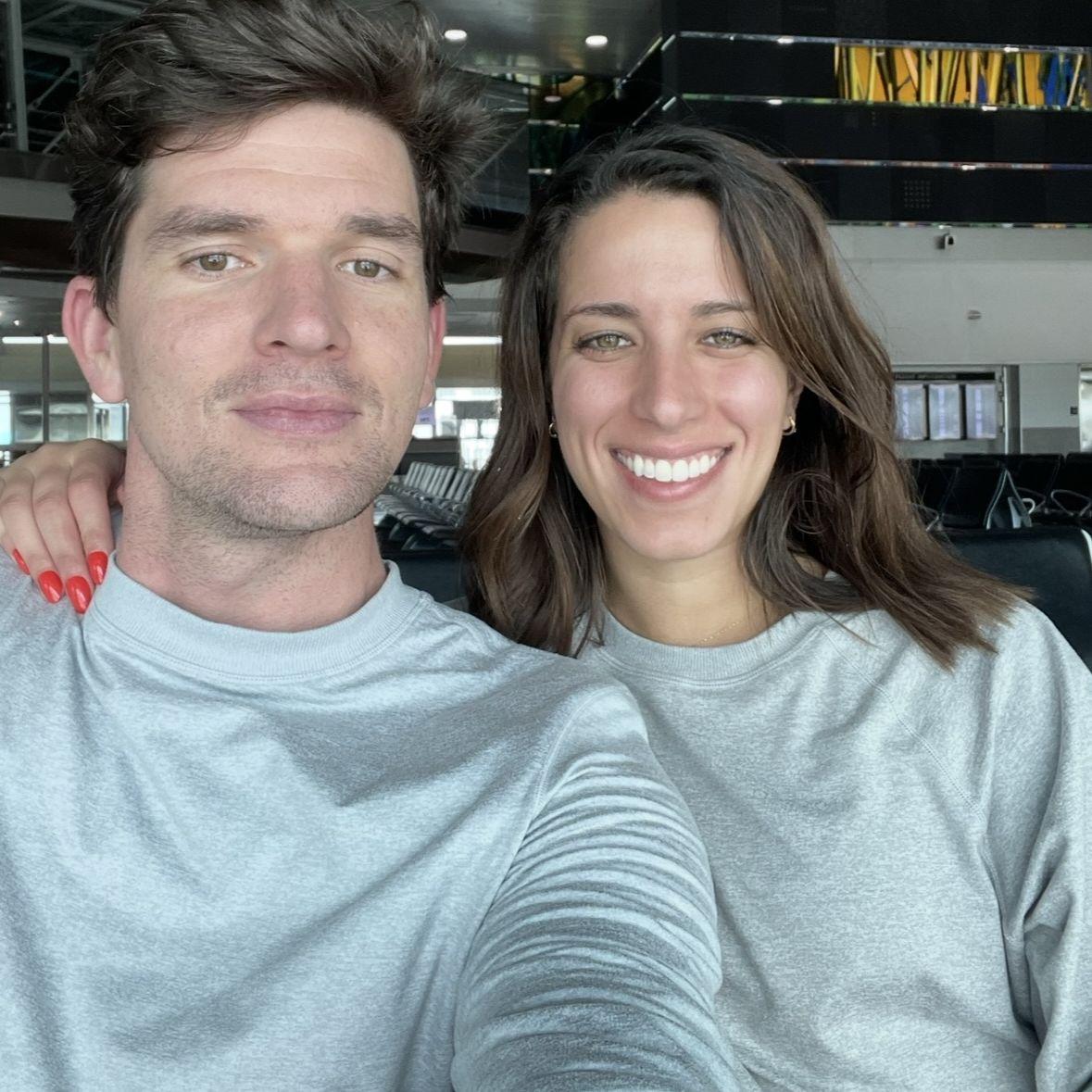 Airport selfie before Colombia