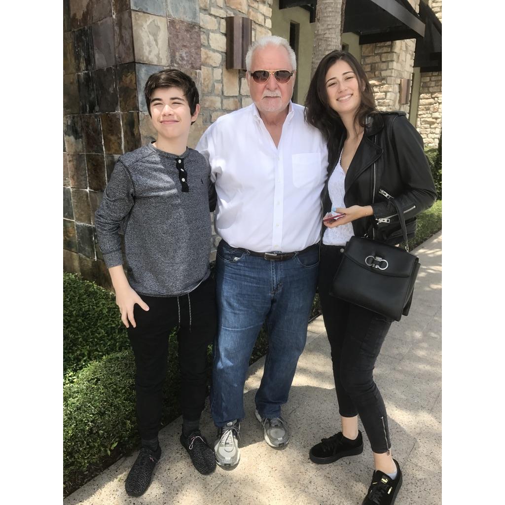 Isa and Ben with their Grandfather Sottile (Bepaw)