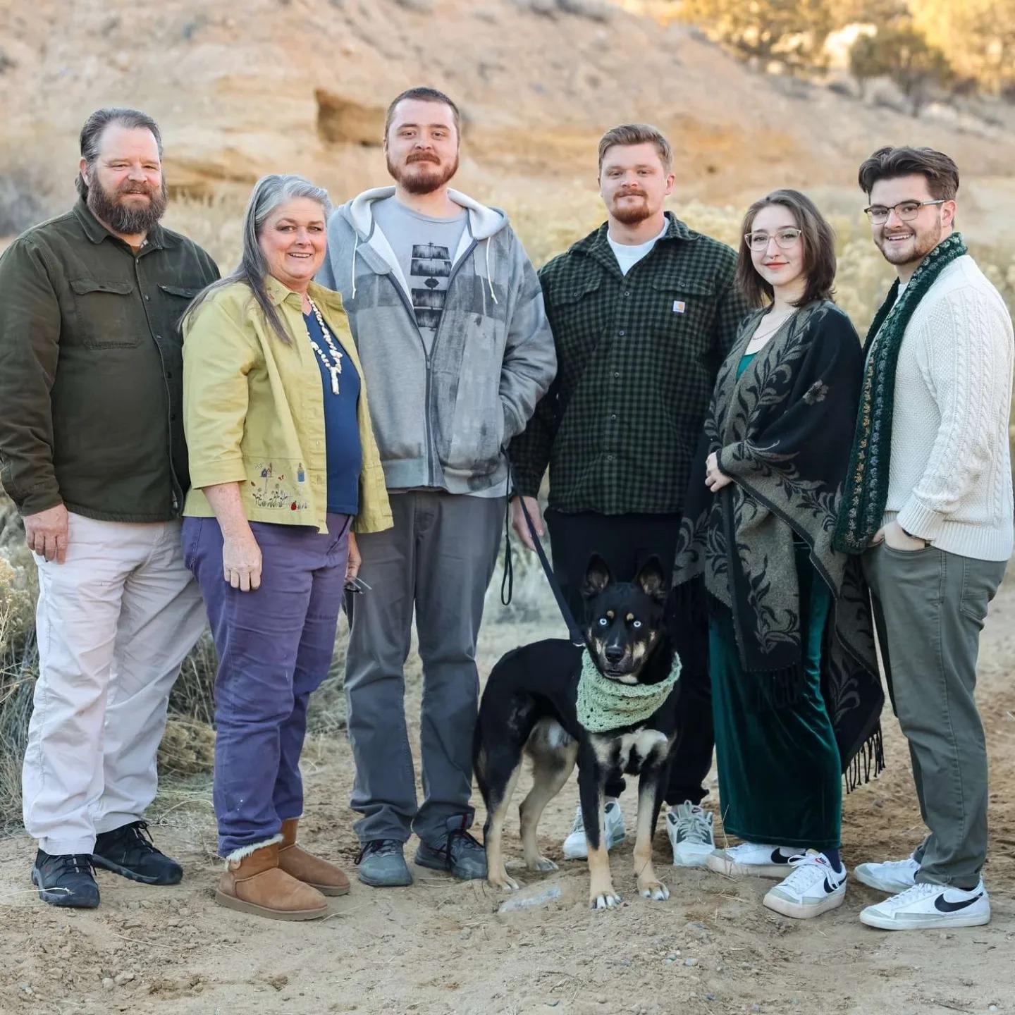 Bateman family photos in December 2023