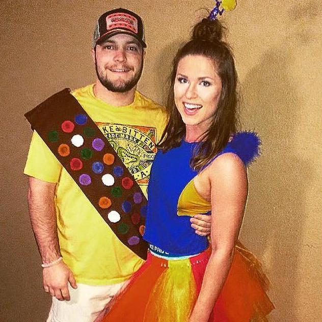 DJ and Katie attended several themed get-togethers while at Kansas State.