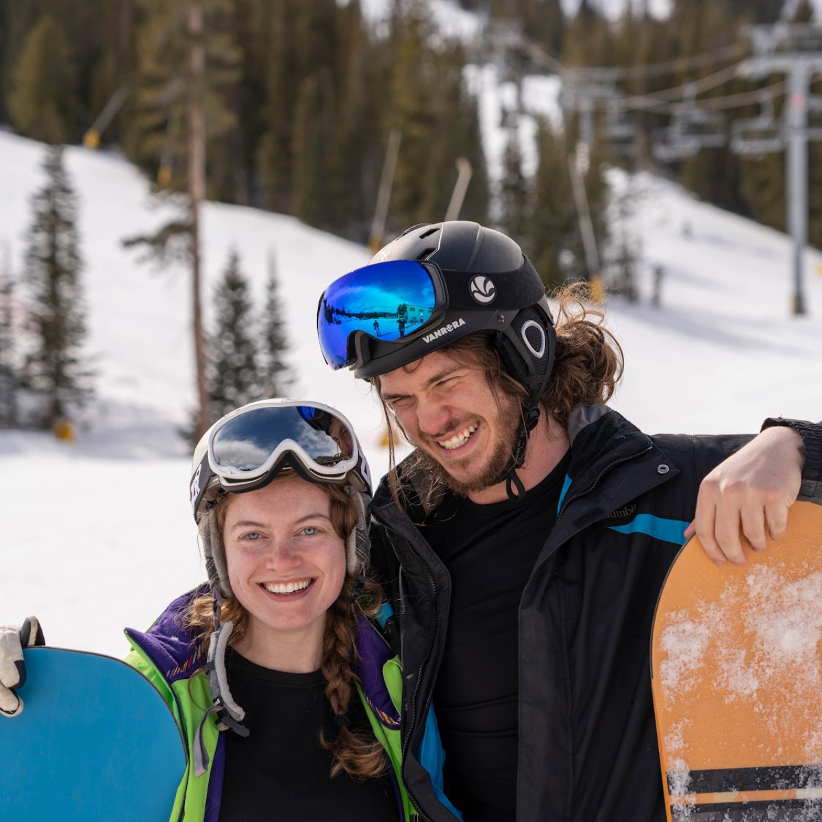 Snowboarding at Eldora in Colorado (2023)