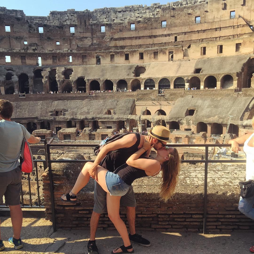 When in Rome.. do the signature pose. July 2015