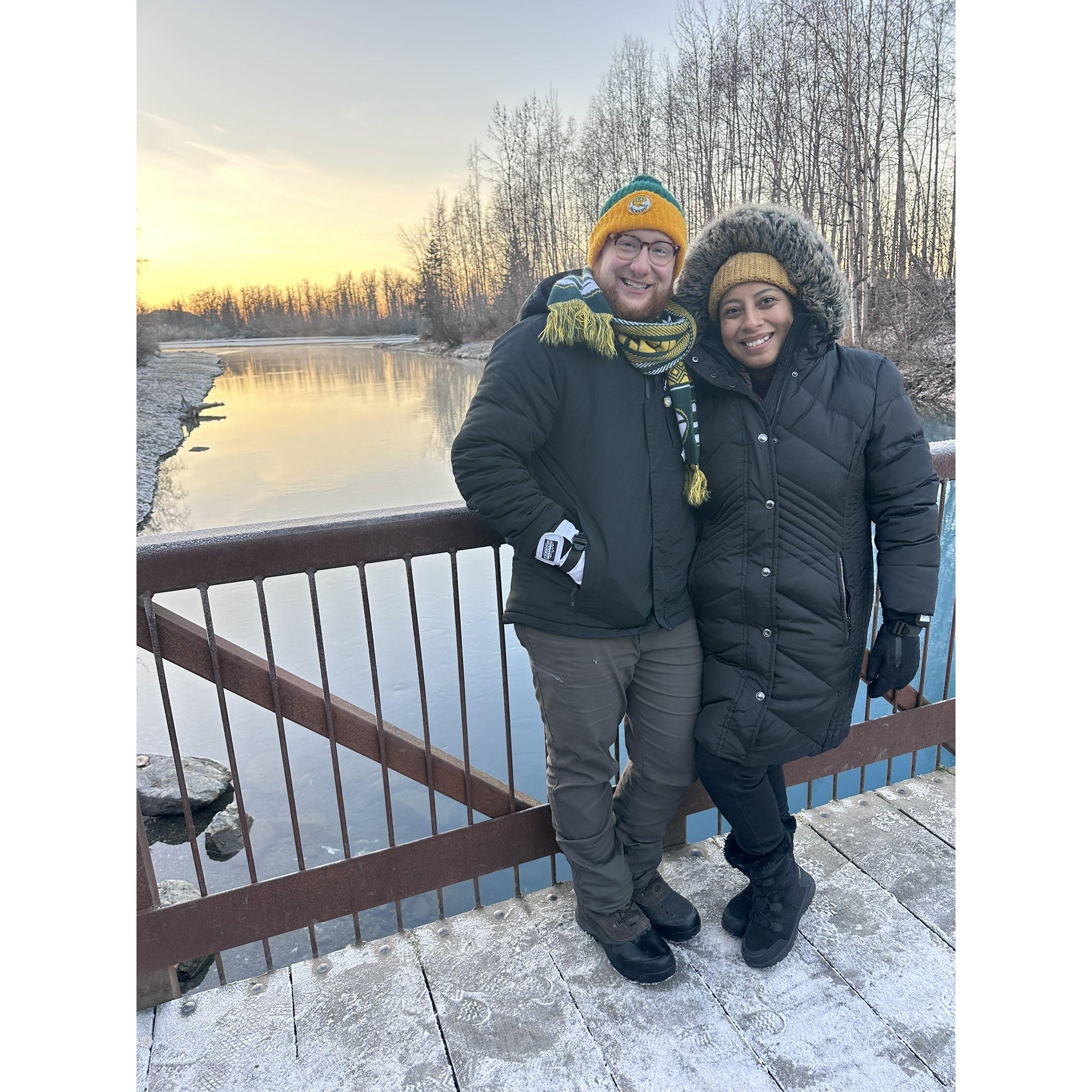 Sunset in Anchorage, Alaska