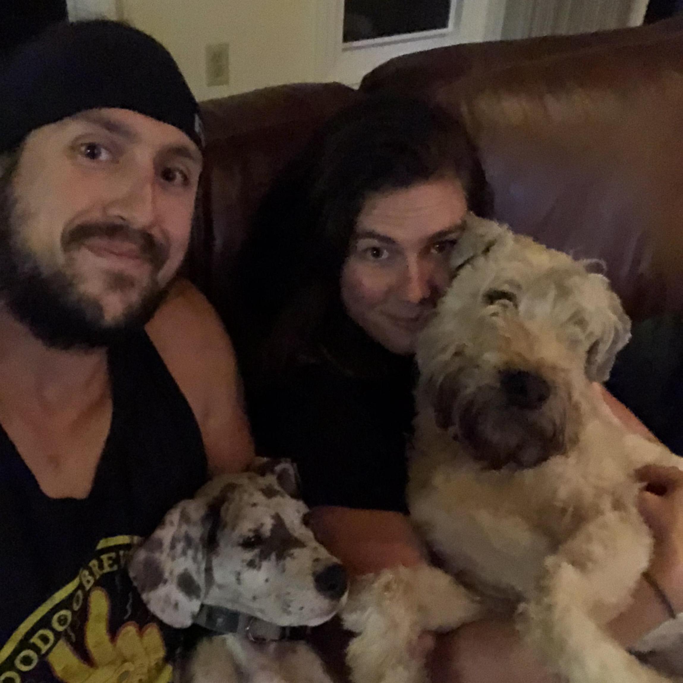 Family photo with baby Kramer