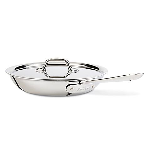 All-Clad Stainless Steel 10-Inch Fry Pan with Lid