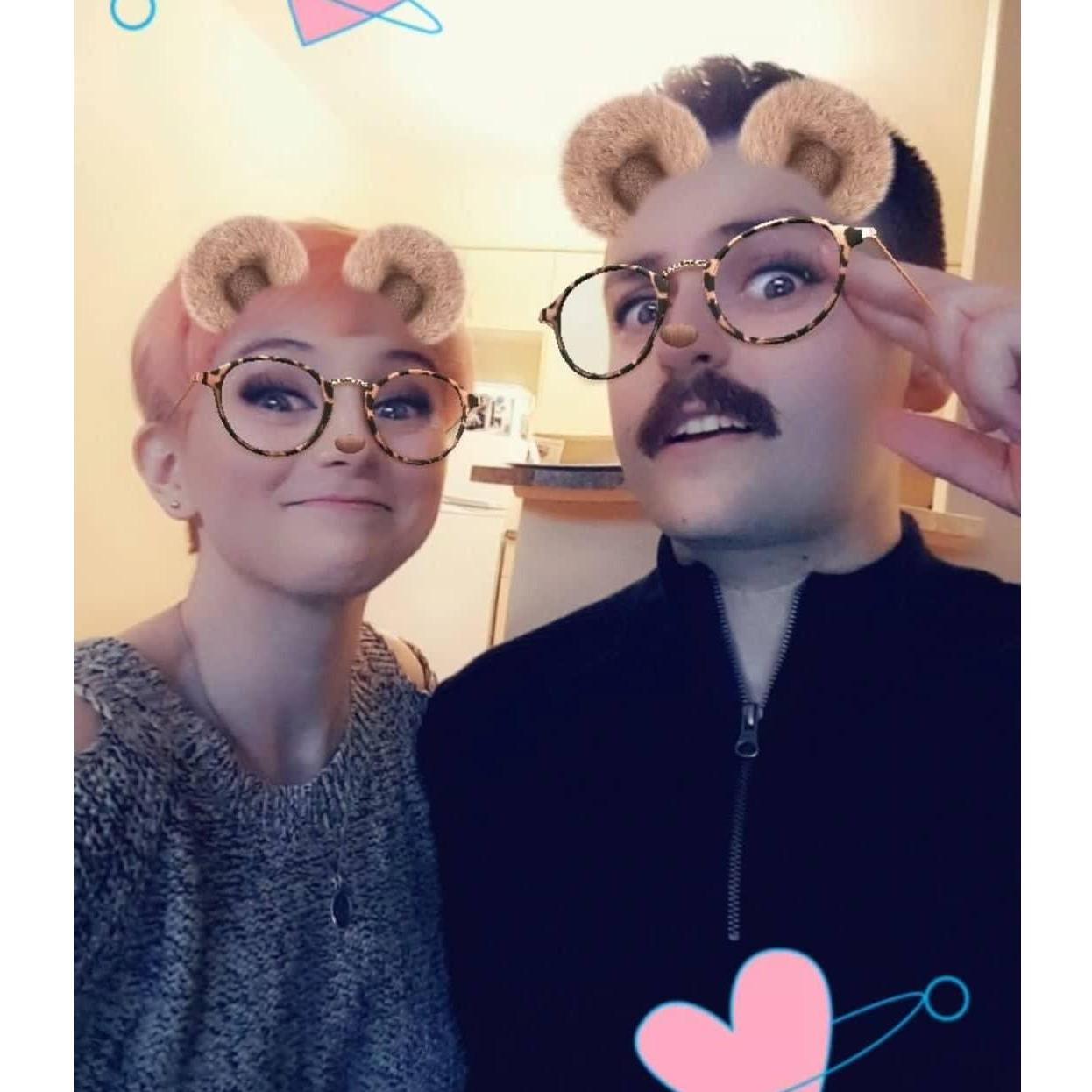 A cute edited snap from the day we got engaged! January 24th 2021.