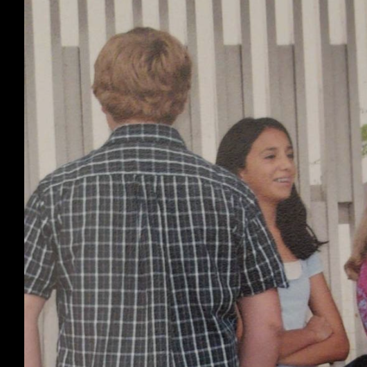 Jon and Monique at their 8th grade award assembly