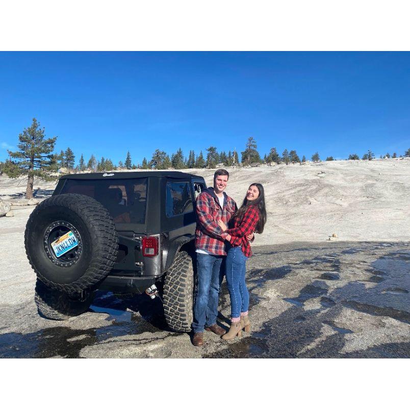Christmas pictures on the Rubicon Jeep trail :)
