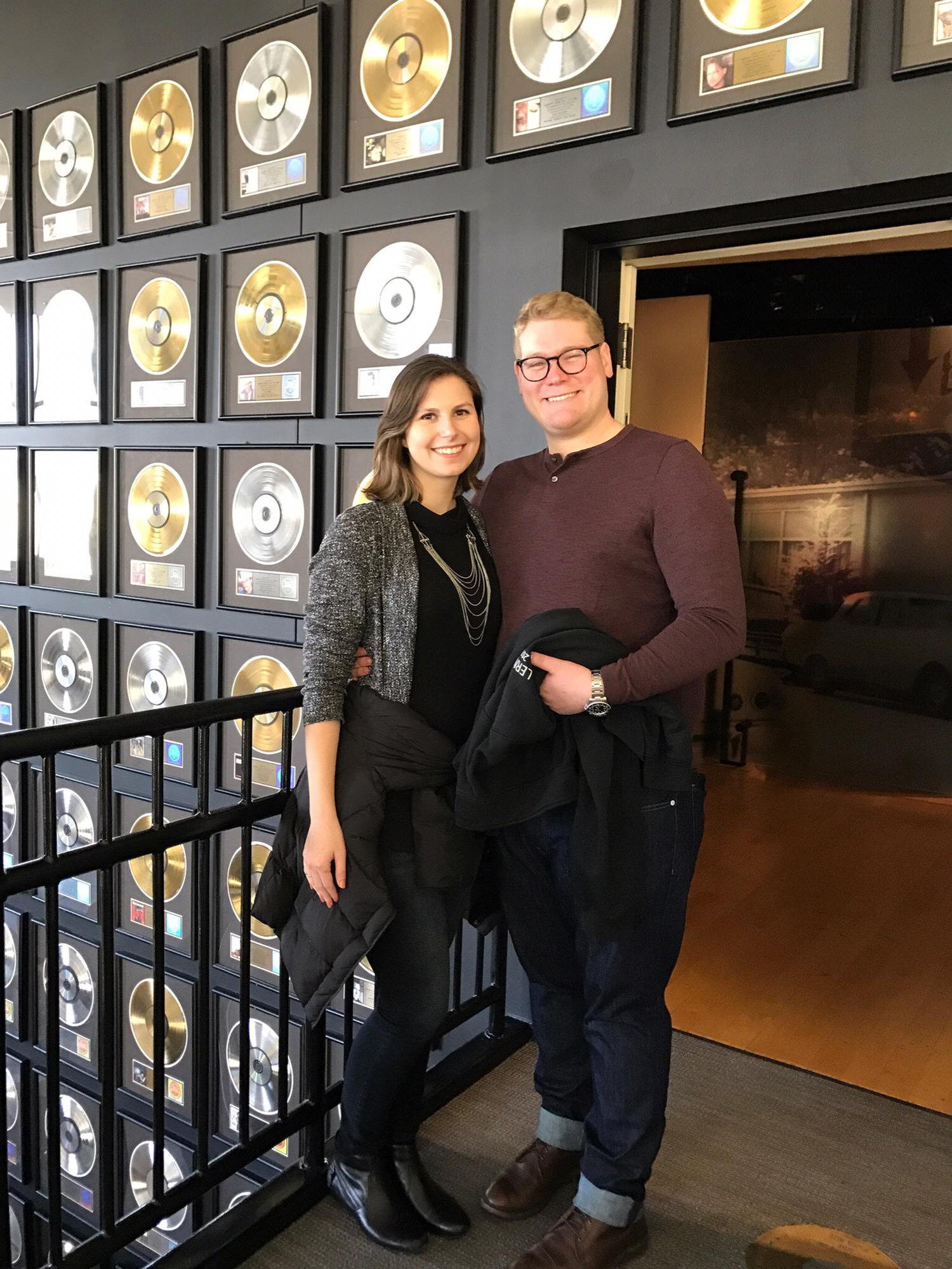 Date weekend in Nashville, Will flew Alexandra out for the weekend while he was working on a project there