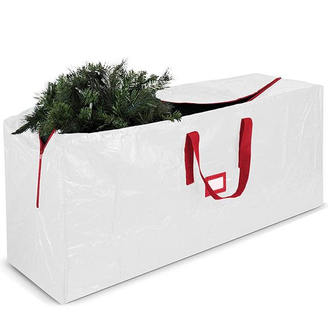 Large Christmas Tree Storage Bag - Fits Up to 9 ft Tall Holiday Artificial Disassembled Trees with Durable Reinforced Handles & Dual Zipper - Waterproof Material Protects from Dust, Moisture & Insect