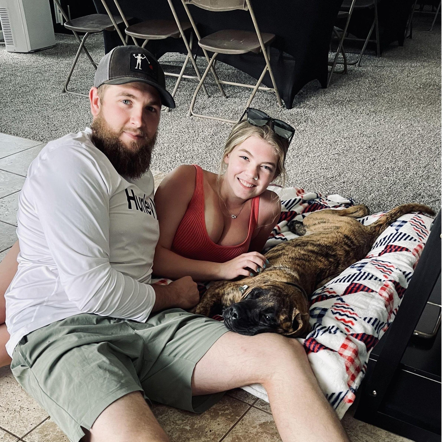 The day we got our beautiful 180 lb baby!
