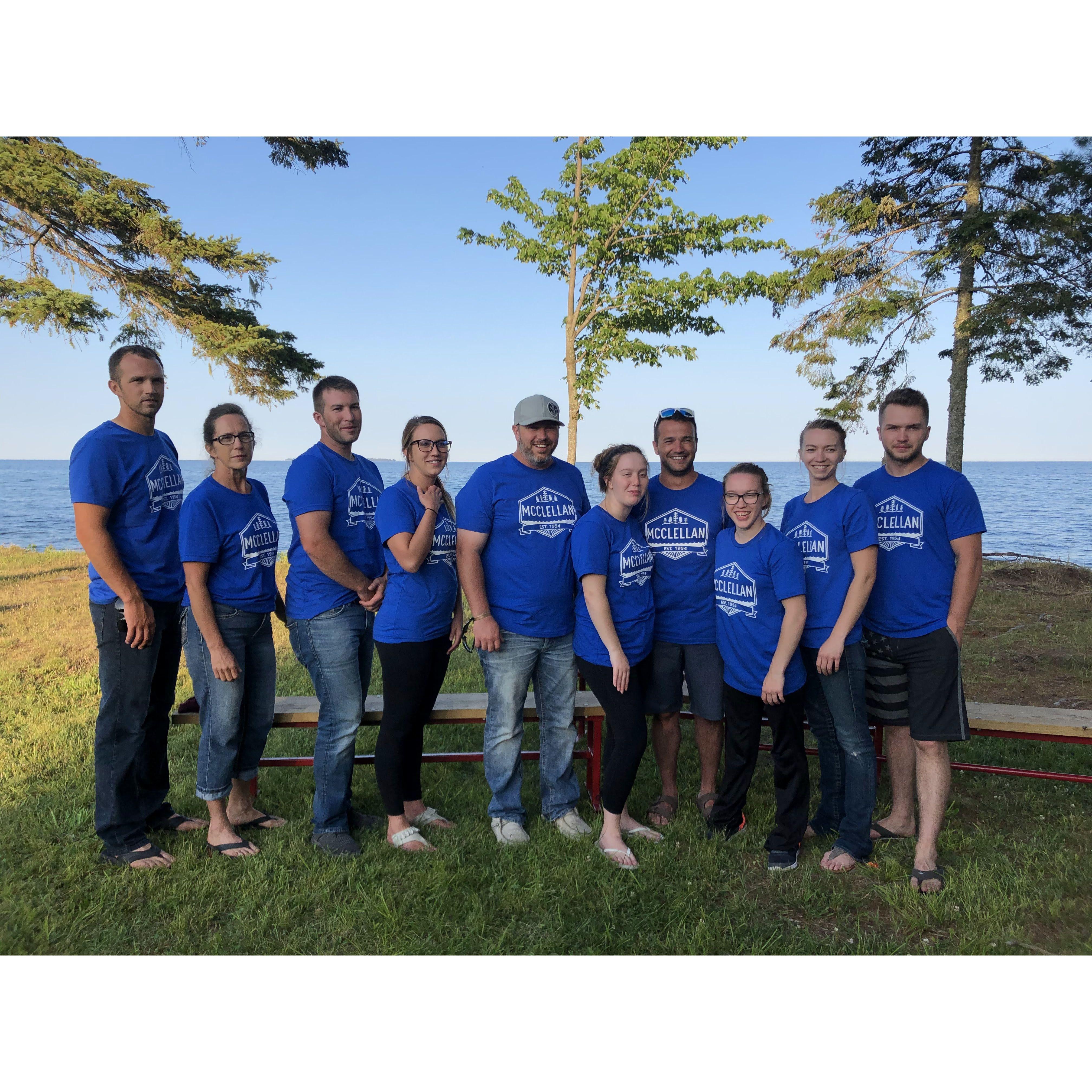 9 out of 10 siblings made this trip! McClellan Family Reunion 2019
